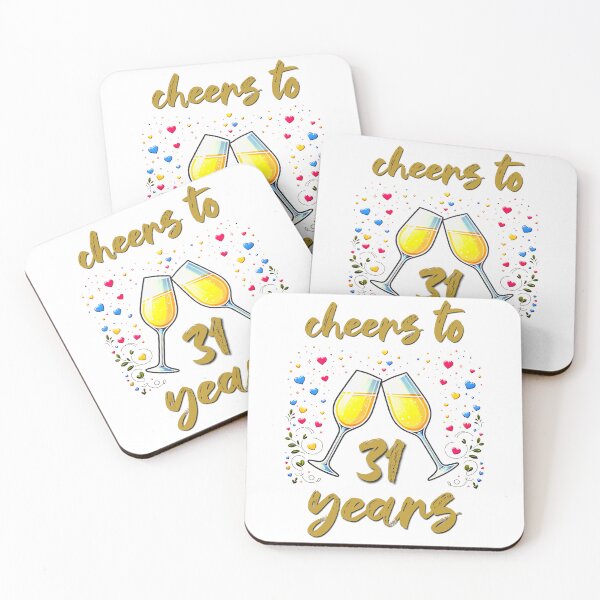 Item preview, Cheers to 31 years Anniversary Celebrating designed and sold by 4TeeToo.