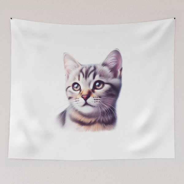 Item preview, Detailed Cat Illustration designed and sold by onlycatdesigns.