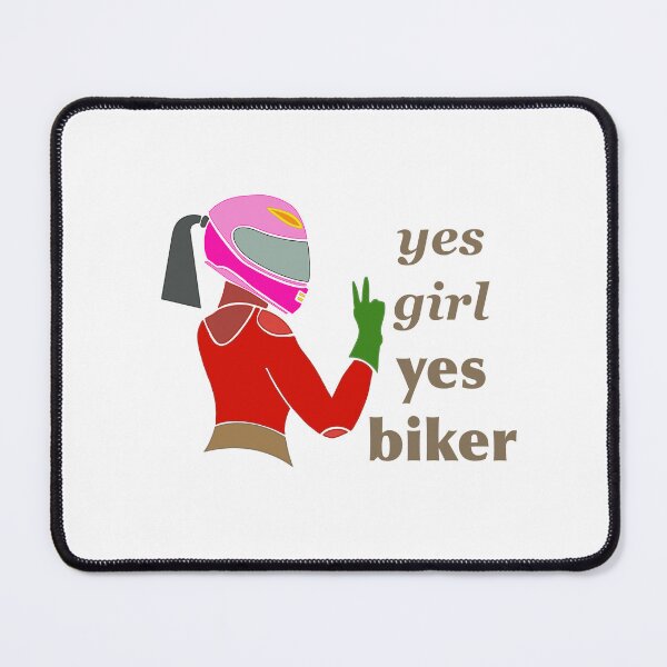 Item preview, yes girl yes biker designed and sold by MoroccanCreator.