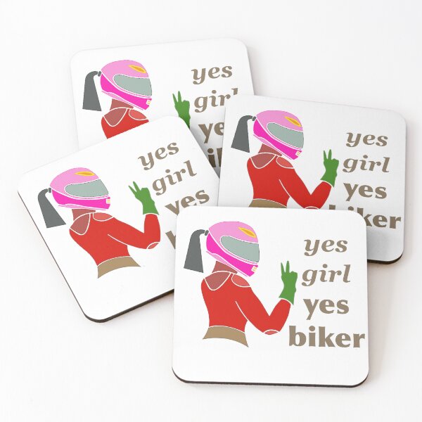 Item preview, yes girl yes biker designed and sold by MoroccanCreator.