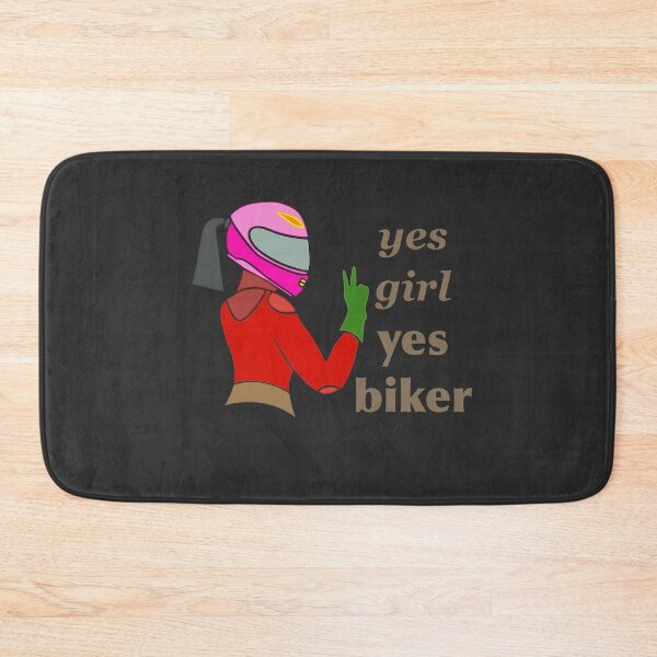 Item preview, yes girl yes biker designed and sold by MoroccanCreator.