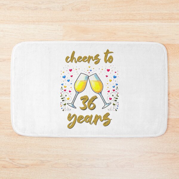 Item preview, Cheers to 36 years Anniversary Celebrating designed and sold by 4TeeToo.