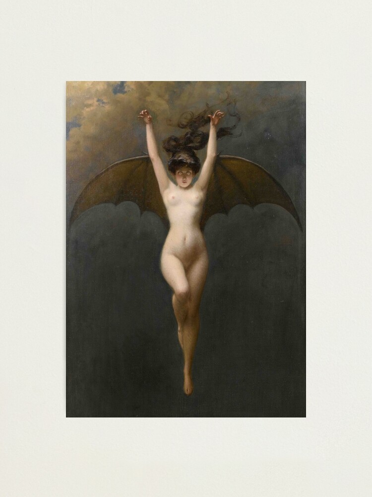 The Bat Woman by Albert Joseph Pénot Photographic Print