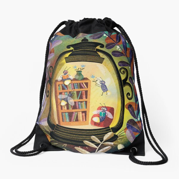 Item preview, Fireflies Library designed and sold by Marta Pilosio Illustration.