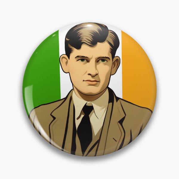 Vista previa del artículo con la obra «Michael Collins Republicano Irlandés», diseñado y vendido por ResistNormality.