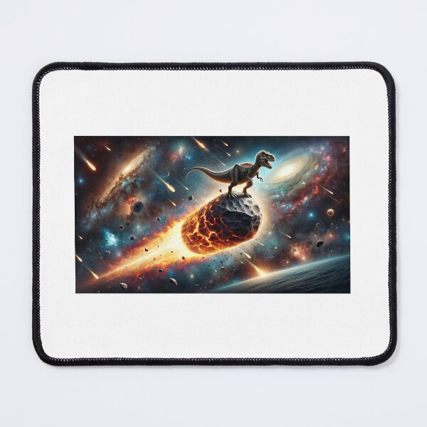 Item preview, Dinosaurio montando un meteorito designed and sold by Mugs and Shirts.