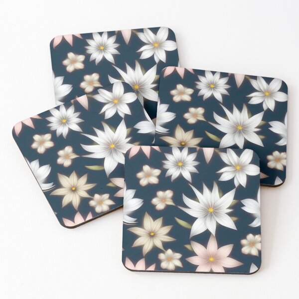 Item preview, Pink navy floral pattern  designed and sold by Roxburylane.