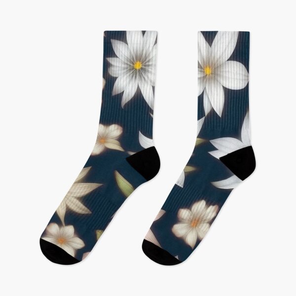 Item preview, Pink navy floral pattern  designed and sold by Roxburylane.