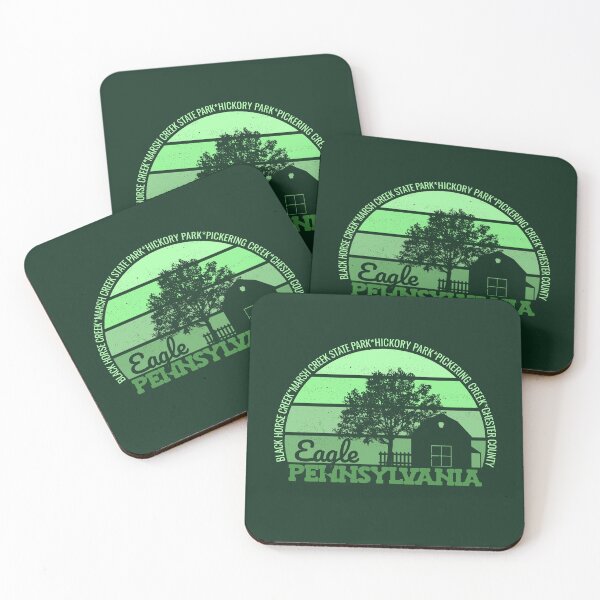 Item preview, Eagle Pennsylvania Sunset Retro Vintage Local Pride Logo designed and sold by CRHPOD20.