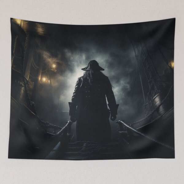 Item preview, Ghostly Pirate Art designed and sold by Piratepuns.