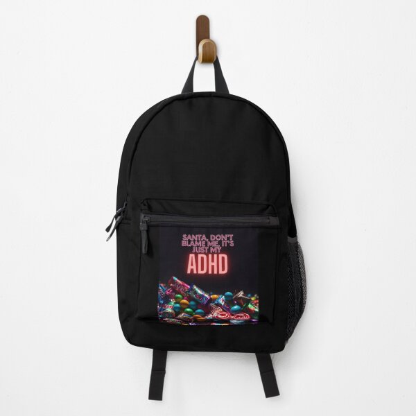 Item preview, Santa, don't blame me, it's just my ADHD,  funny psychology Christmas designed and sold by My-fake-places.