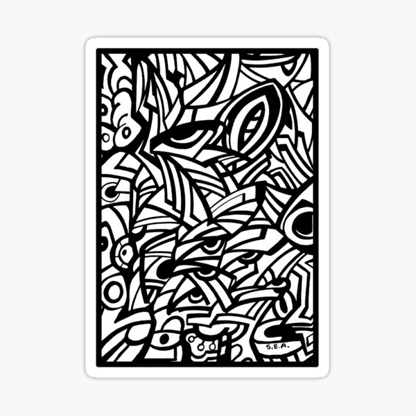 Item preview, The Eyes Have It (b&w) designed and sold by Sue E. Armstrong.