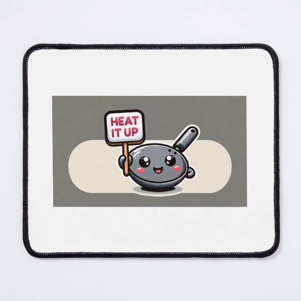 Item preview, Cute Wok Says 'Heat it Up' designed and sold by Mugs and Shirts.