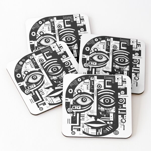 Item preview, Pop Art Abstract Face designed and sold by Texterns.