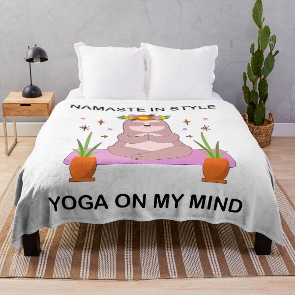 Item preview, Sloth Yoga Meditation Namaste In Style designed and sold by Got2BSnazzy.