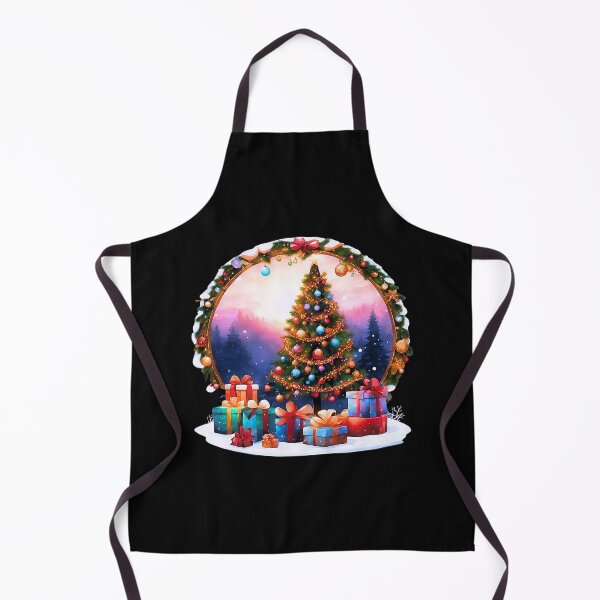 Item preview, Decorated Christmas Tree, Amazing Winter Atmosphere Sunset designed and sold by Aquillashop.