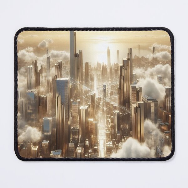 Item preview, Golden city above clouds designed and sold by mwebba2005.