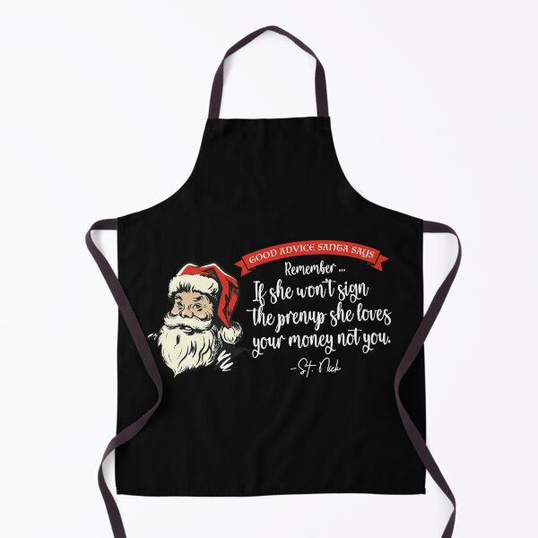 Item preview, CHRISTMAS - Good Advice Santa Says - If She Won't Sign a prenup designed and sold by SlappyWares.