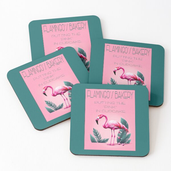Item preview, Pink Paradise: Flamingo's Bakery Cupcake Delight - Funny Design designed and sold by HeavyHits.