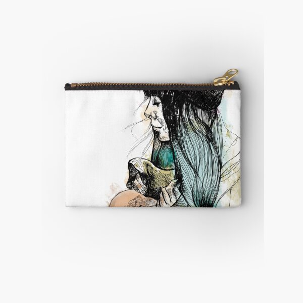 Item preview, Mint hair girl with a hat on thinking about You designed and sold by lechicka.
