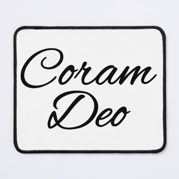 Item preview, Coram Deo - In the presence of God - Black designed and sold by ReformedAttire.