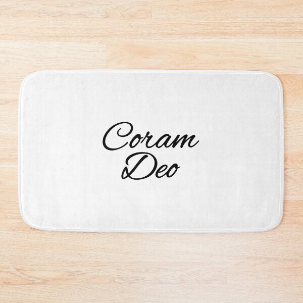 Item preview, Coram Deo - In the presence of God - Black designed and sold by ReformedAttire.