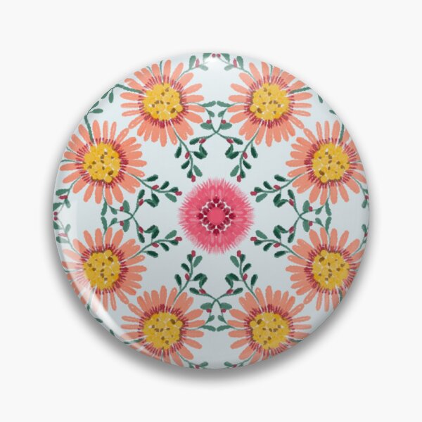 Item preview, patrones flor agua color designed and sold by sup-poon.