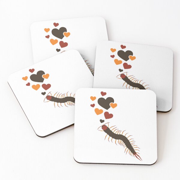 Item preview, Cute Centipede With Hearts designed and sold by eternallygifted.