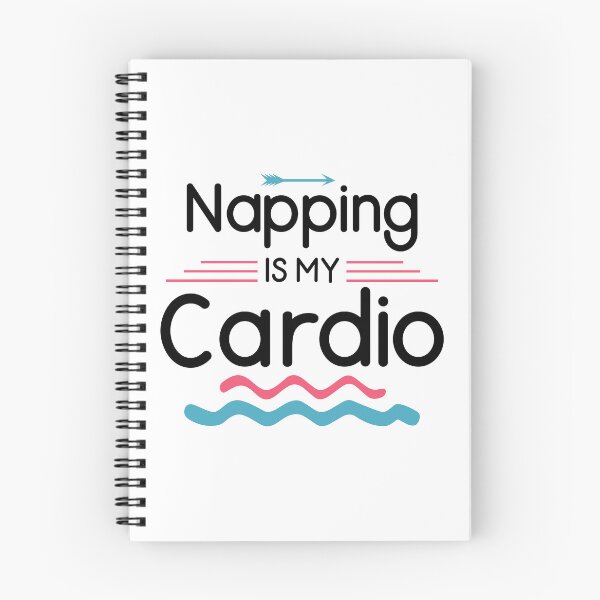 Item preview, Napping Is My Cardio - Funny Lazy Fitness (Dark Design) designed and sold by Spiprinto.
