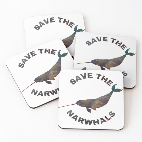Item preview, Save The Narwhals designed and sold by kuremureDesign.