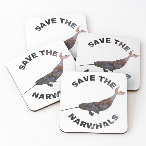 Item preview, Save The Narwhals designed and sold by kuremureDesign.