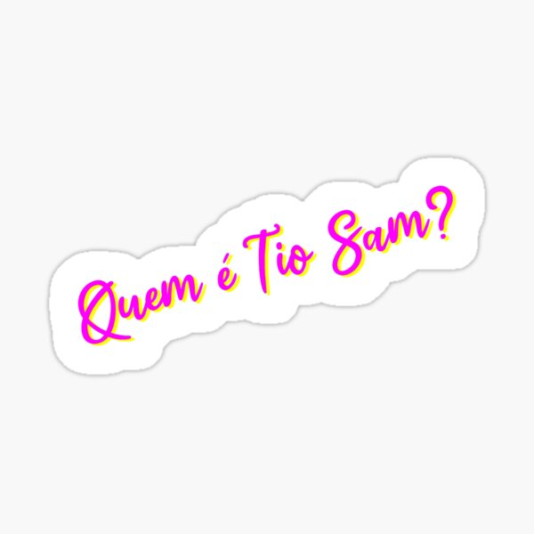 Item preview, Pabllo Vittar Chiclete com Banana (Tio Sam) - Texto Magenta Quem é Tio Sam? designed and sold by trqveldesign.
