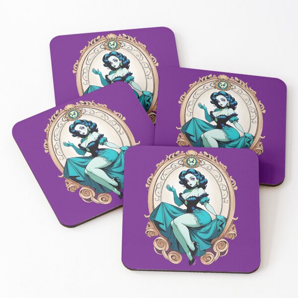 Item preview, Haunted Leota pinup art designed and sold by GhostMachine13.