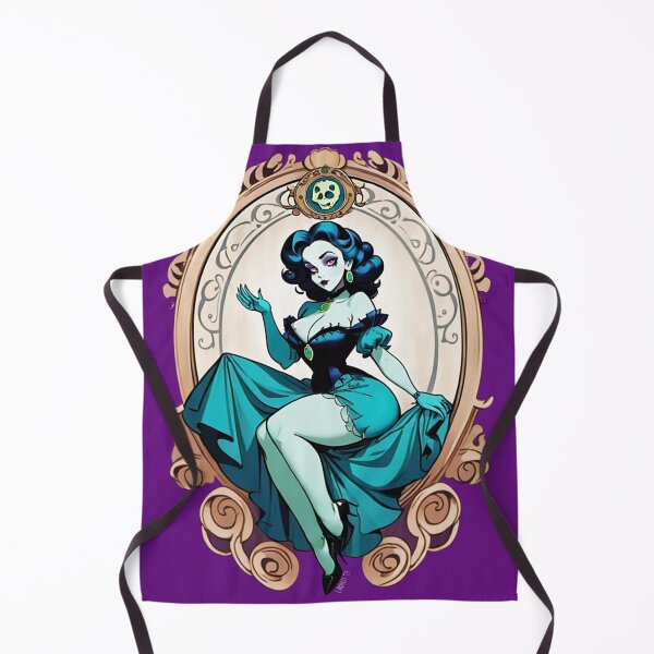 Item preview, Haunted Leota pinup art designed and sold by GhostMachine13.