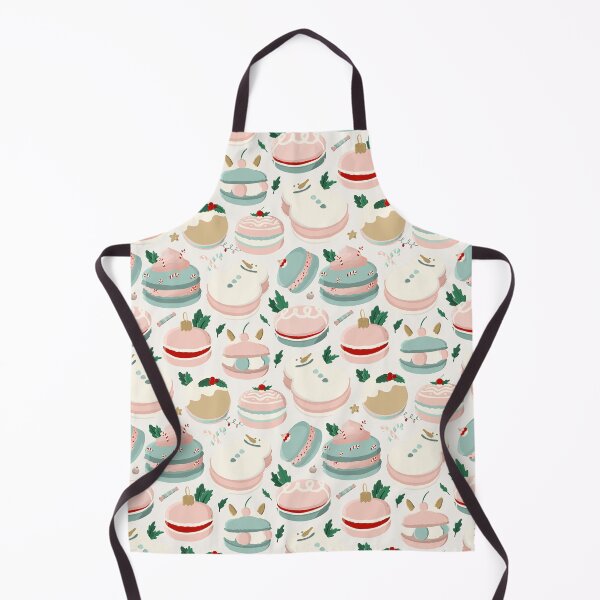 Item preview, Pink, blue and White Christmas Macarons designed and sold by OranelloDesigns.