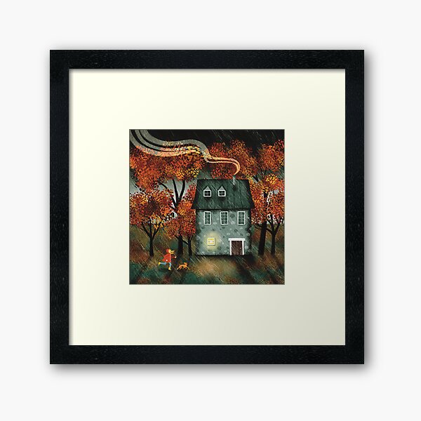 Item preview, Running in the Rain designed and sold by Marta Pilosio Illustration.