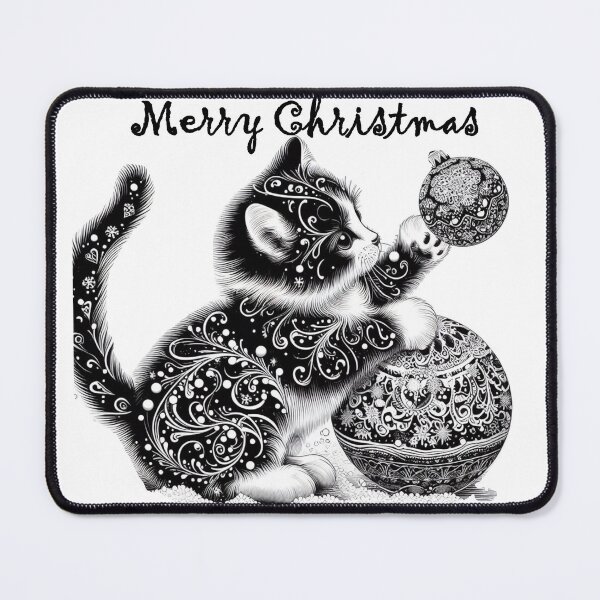 Item preview,  Playful Christmas Kitty 2: A Festive Charm designed and sold by PatyCreations.