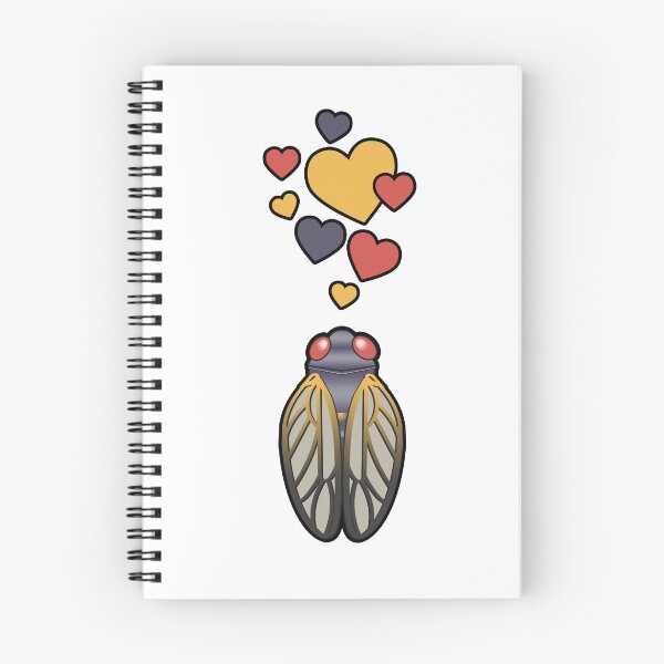 Item preview, Cute Cicada With Hearts designed and sold by eternallygifted.