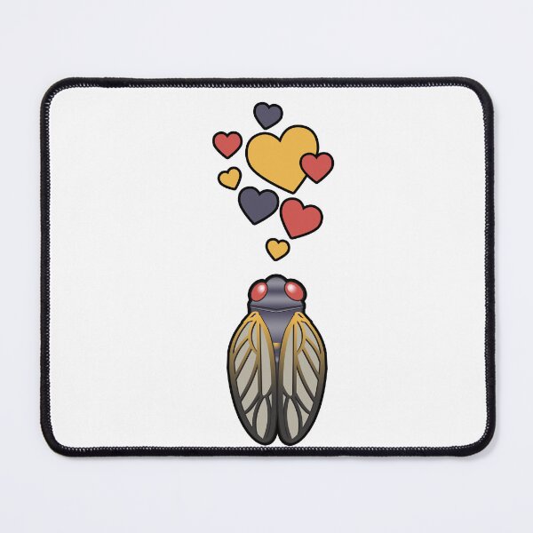 Item preview, Cute Cicada With Hearts designed and sold by eternallygifted.
