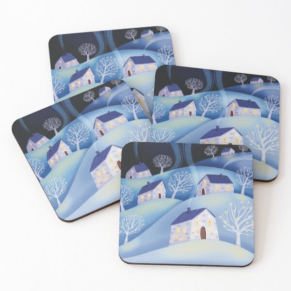 Item preview, Snowy Night designed and sold by Marta Pilosio Illustration.