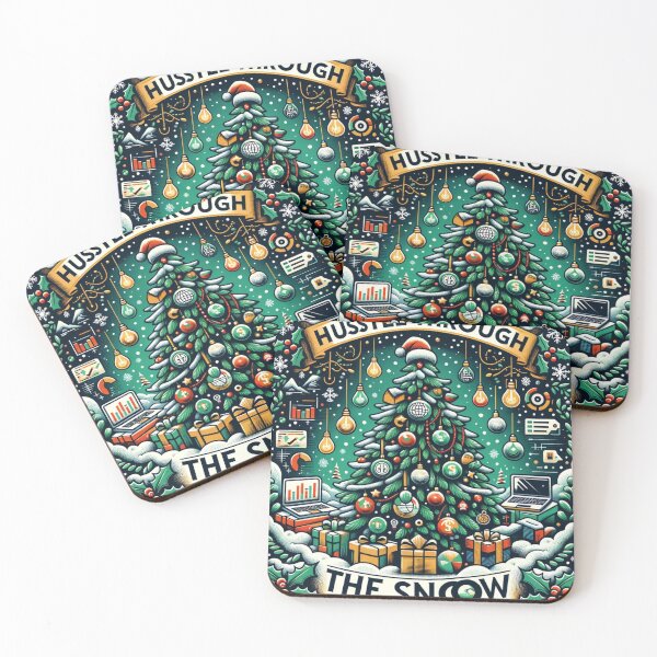 Item preview, Hustle Through the Snow - Entrepreneur's Christmas designed and sold by EmprendeHoy.