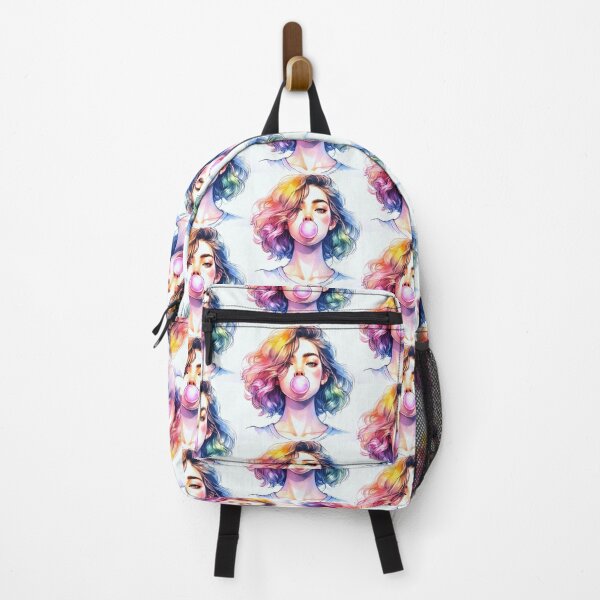 Item preview, Woman blowing bubble gum. designed and sold by growing-mom.