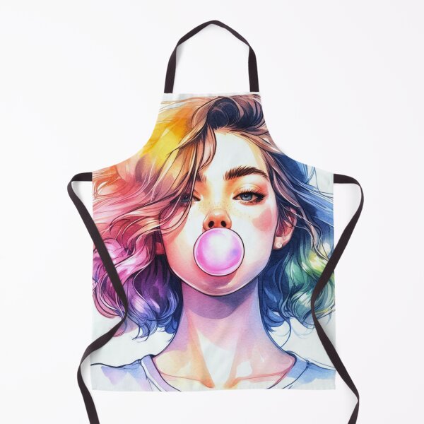 Item preview, Woman blowing bubble gum. designed and sold by growing-mom.