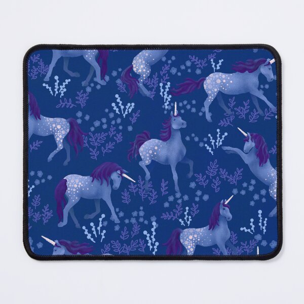 Item preview, Dark Blue Unicorns designed and sold by ArtfulFreddy.