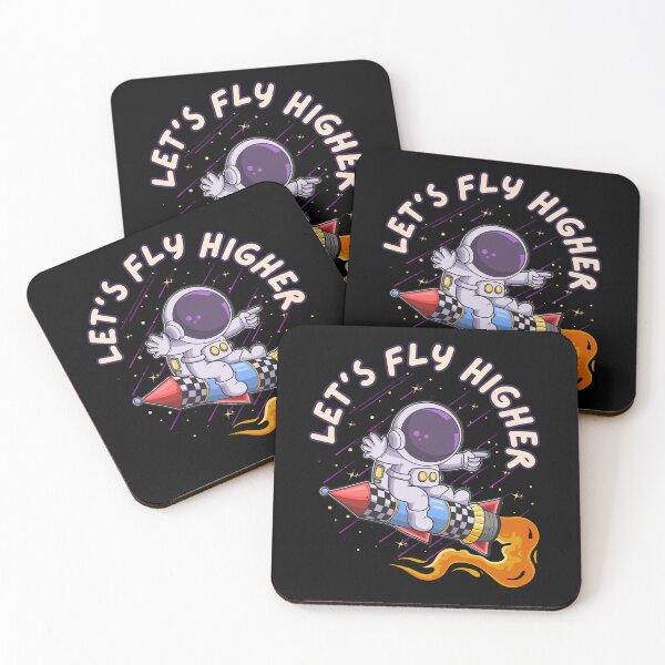 Item preview, Cute Astronaut Flying Rocket designed and sold by AquaCreative.