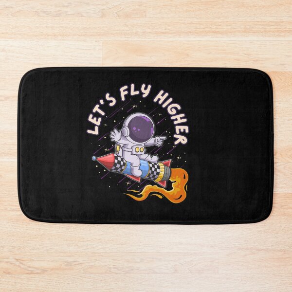 Item preview, Cute Astronaut Flying Rocket designed and sold by AquaCreative.