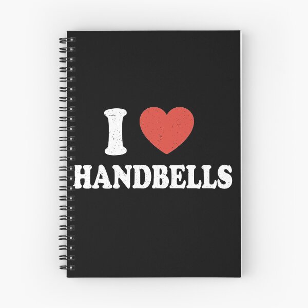 Item preview, I Heart Handbells For Handbell Lovers Distressed designed and sold by SubtleSplit.