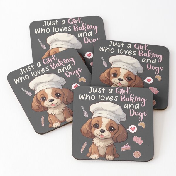 Item preview, Just a girl who loves baking and dogs | Cocker Spaniel Baker designed and sold by Mini Pandas.