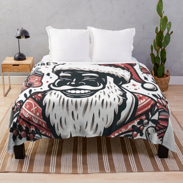 Item preview, Black Santa Smiles Christmas Vibes designed and sold by KitonicTees.
