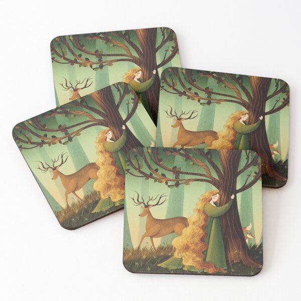 Item preview, The Green Lady designed and sold by Marta Pilosio Illustration.